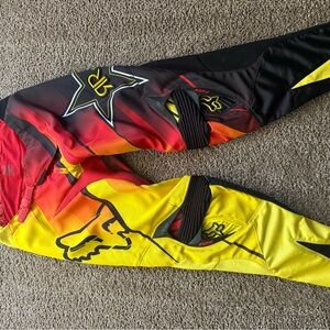 Fox Men's Pants in Red, Black, and Yellow